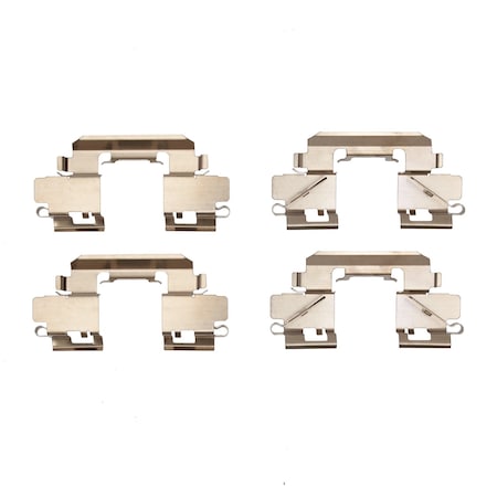 Dynamic Friction Co Disc Brake Hardware Kit, High Heat Resistance, , Front 340-67054